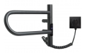 Полотенцесушитель Gloss & Reiter электрический SMART E2.L.39x25.R1.Таймер. Myap чёрный